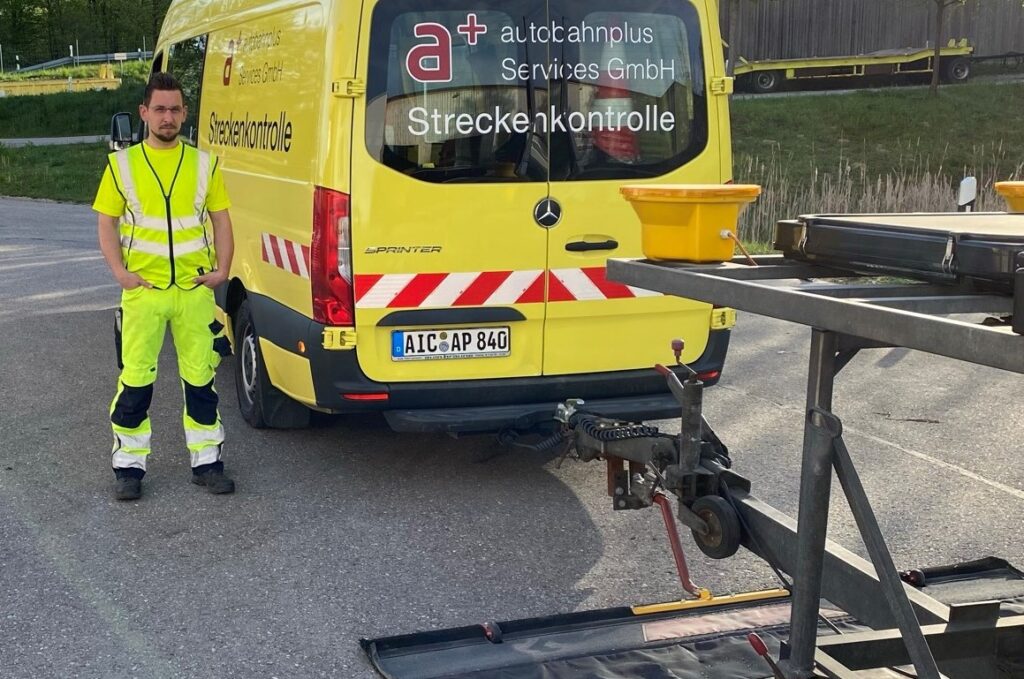 Auto Streckenkontrolle